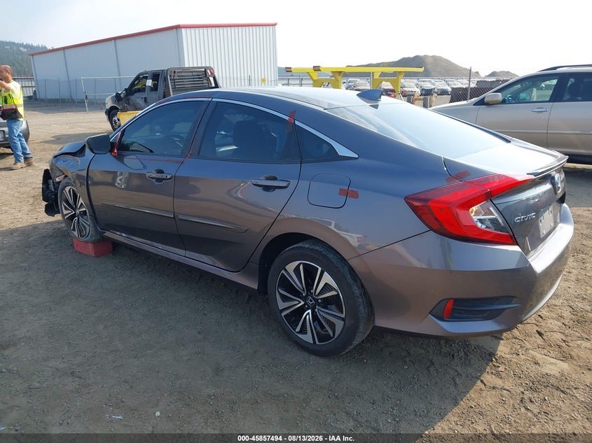 Vin: 19xfc1f30he200386, lot: 46356427, honda civic ex-t 20173