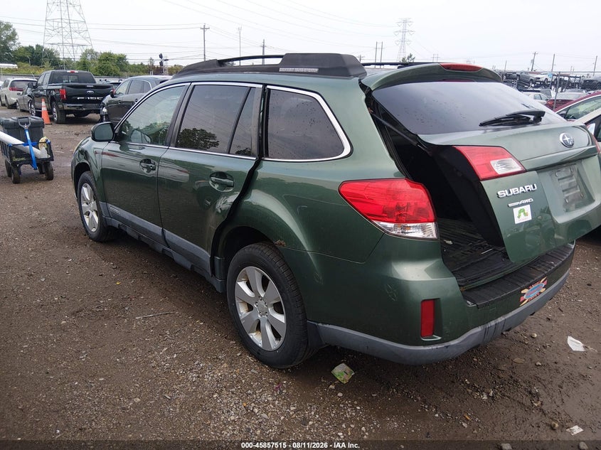 SUBARU OUTBACK 2011 VIN 4S4BRCCC5B3428813