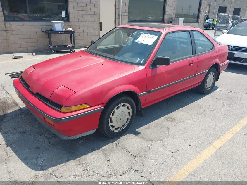 1987 Acura Integra Ls, Theft Recovery, IAAI, VIN JH4DA3456HS006342 — photo 2