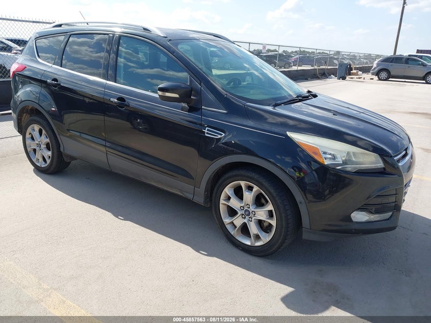 Vin: 1fmcu0jx4eue50761, lot: 46356496, ford escape titanium 20141