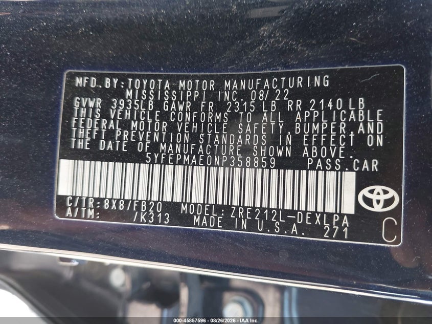 TOYOTA COROLLA - zdjęcie 9