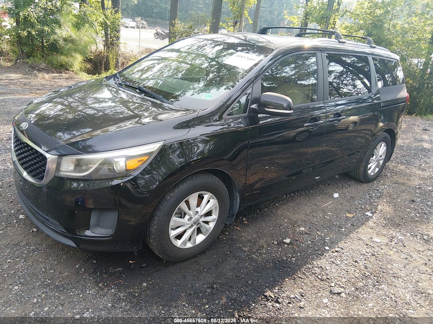 2016 Kia Sedona, Обычный износ, IAAI, VIN KNDMB5C13G6085985 — фото 2