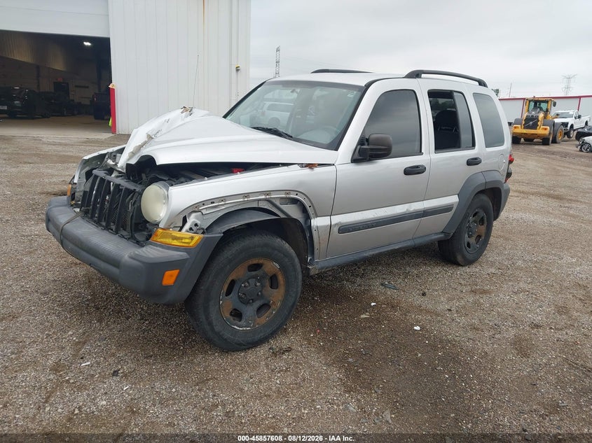 JEEP LIBERTY 2007 VIN 1J4GK48K87W629500