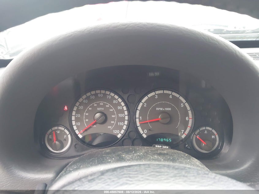 JEEP LIBERTY 2007 VIN 1J4GK48K87W629500