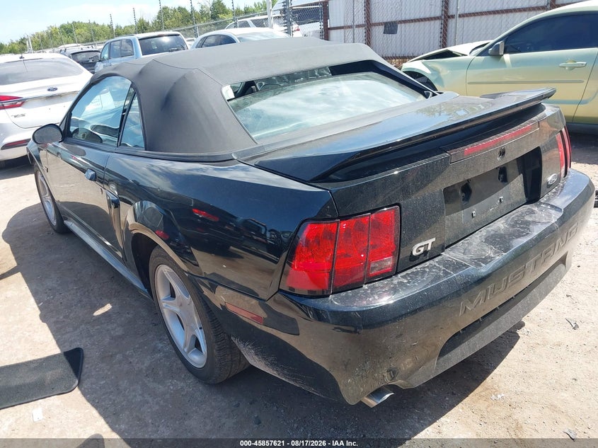 FORD MUSTANG 2000 VIN 1FAFP45X2YF110081