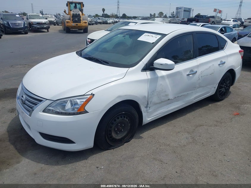 2015 Nissan Sentra, Левый бок, IAAI, VIN 3N1AB7AP3FY236758 — фото 2