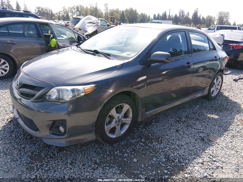 2011 Toyota Corolla, Rear, IAAI, VIN 2T1BU4EE2BC665600 — photo 2