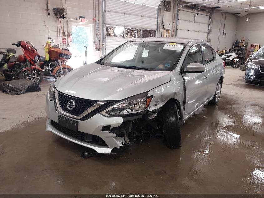 Vin: 3n1ab7ap9jy337831, lot: 46356664, nissan sentra s 20182