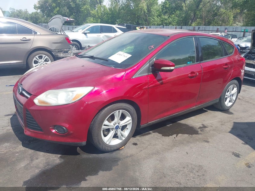 2014 Ford Focus, Rear, IAAI, VIN 1FADP3K24EL452588 — photo 2