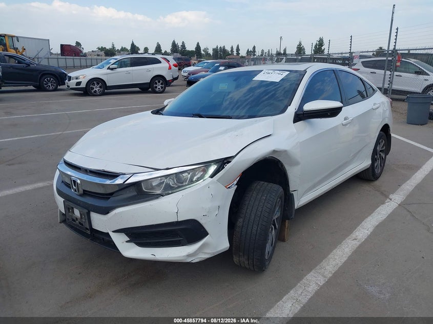 2018 Honda Civic, Левый бок, IAAI, VIN 2HGFC2F70JH576283 — фото 2