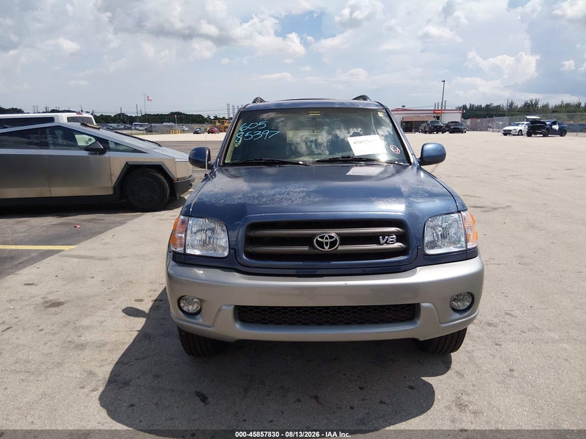 TOYOTA SEQUOIA 2003 VIN 5TDZT34A03S148590