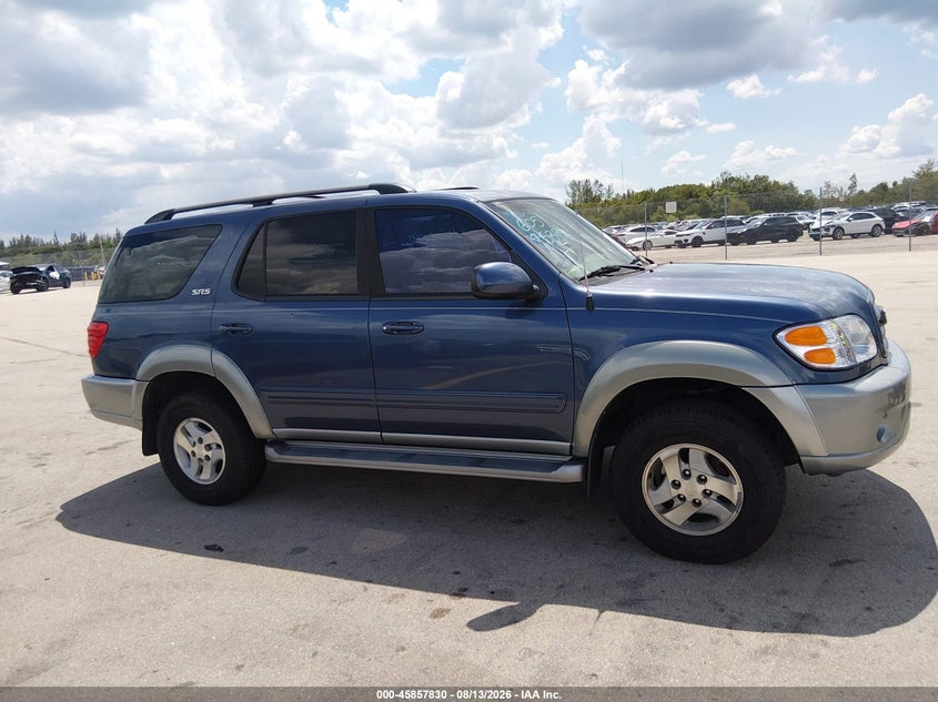 TOYOTA SEQUOIA 2003 VIN 5TDZT34A03S148590