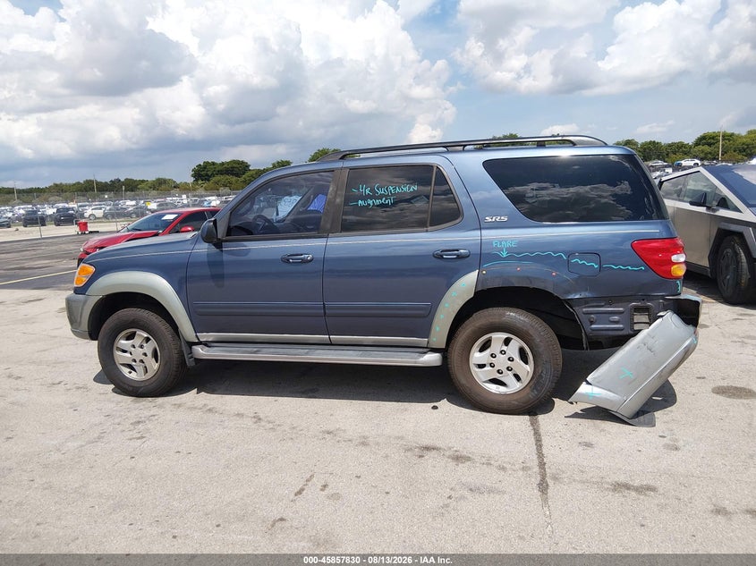 TOYOTA SEQUOIA 2003 VIN 5TDZT34A03S148590