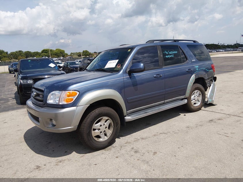 TOYOTA SEQUOIA 2003 VIN 5TDZT34A03S148590