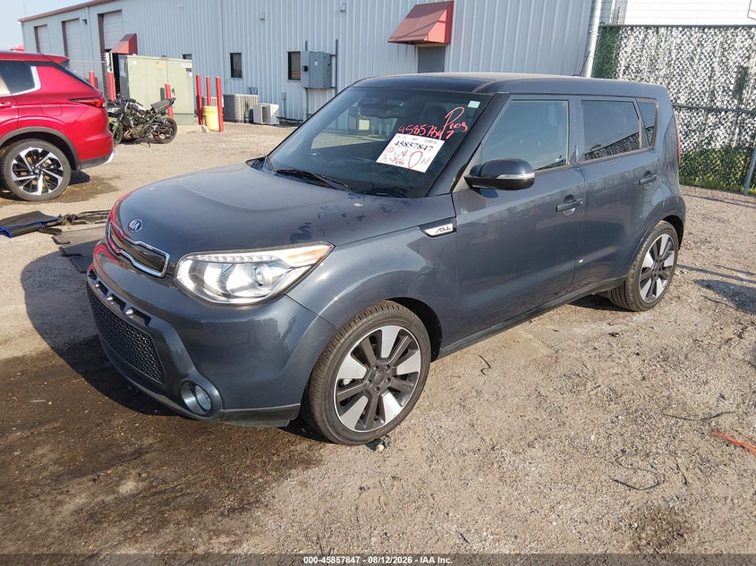 2015 Kia Soul, Right Front, IAAI, VIN KNDJX3A57F7136296 — photo 2