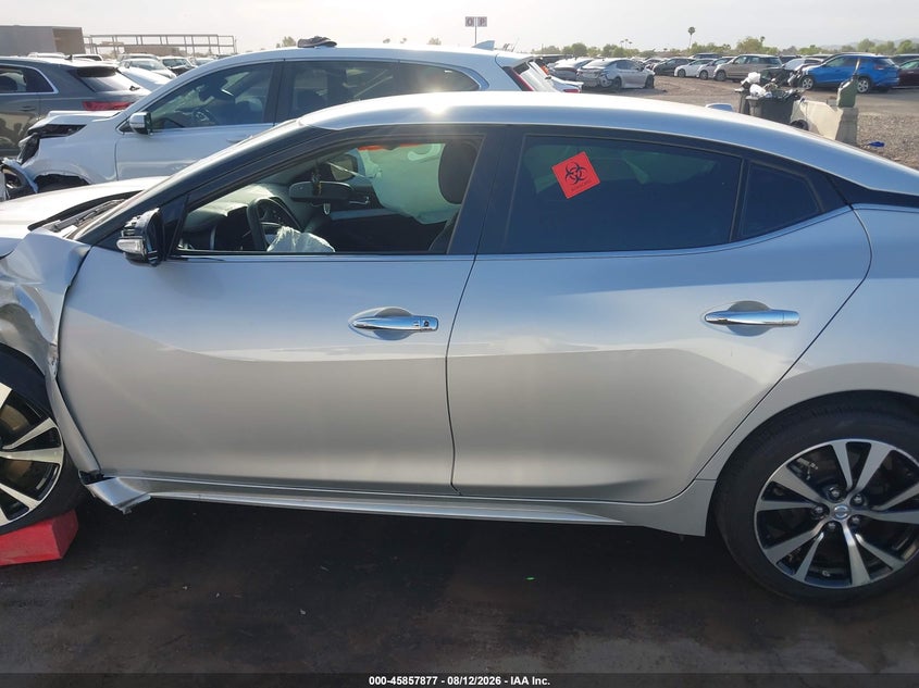 2018 NISSAN MAXIMA SEDAN 3.5L V-6 DOHC, VVT, 300HP