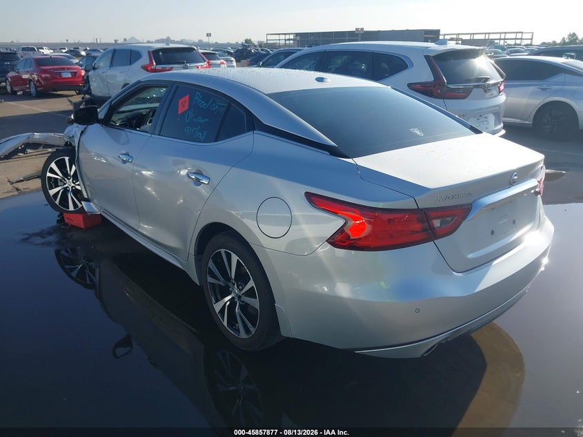 2018 NISSAN MAXIMA SEDAN 3.5L V-6 DOHC, VVT, 300HP
