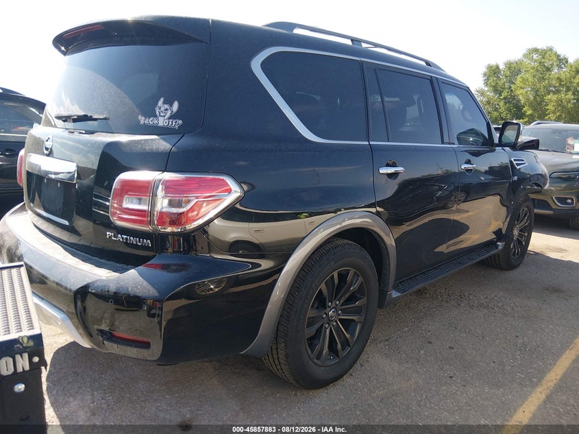 Vin: jn8ay2ne0h9707964, lot: 46356816, nissan armada platinum 20174