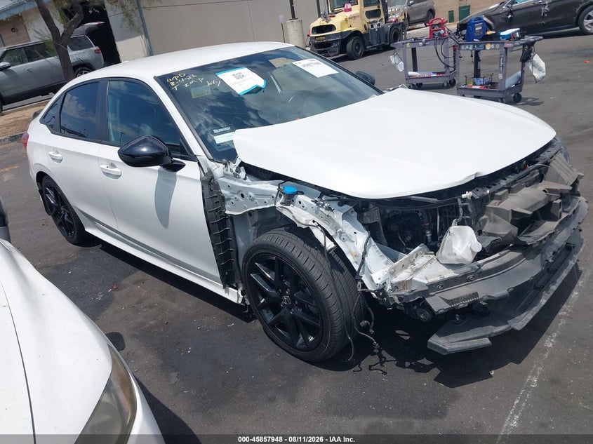2023 Honda Civic Sport, Правий перед, IAAI, VIN 2HGFE2F55PH557634