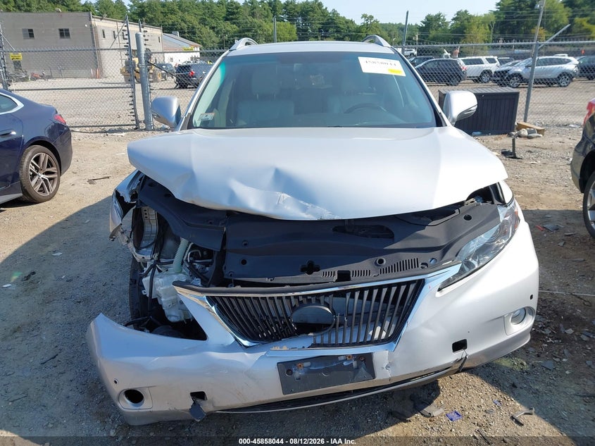 LEXUS RX 350 2012 VIN 2T2BK1BA7CC132371