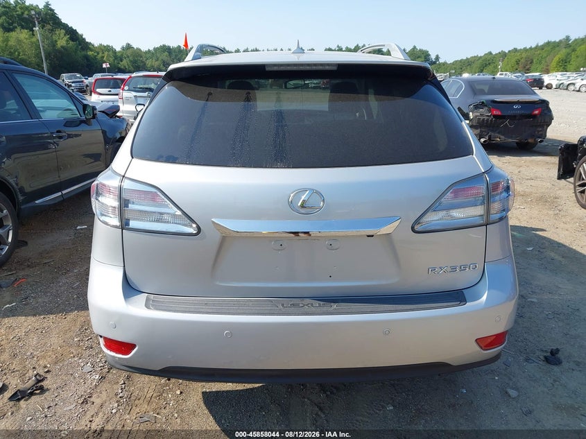 LEXUS RX 350 2012 VIN 2T2BK1BA7CC132371