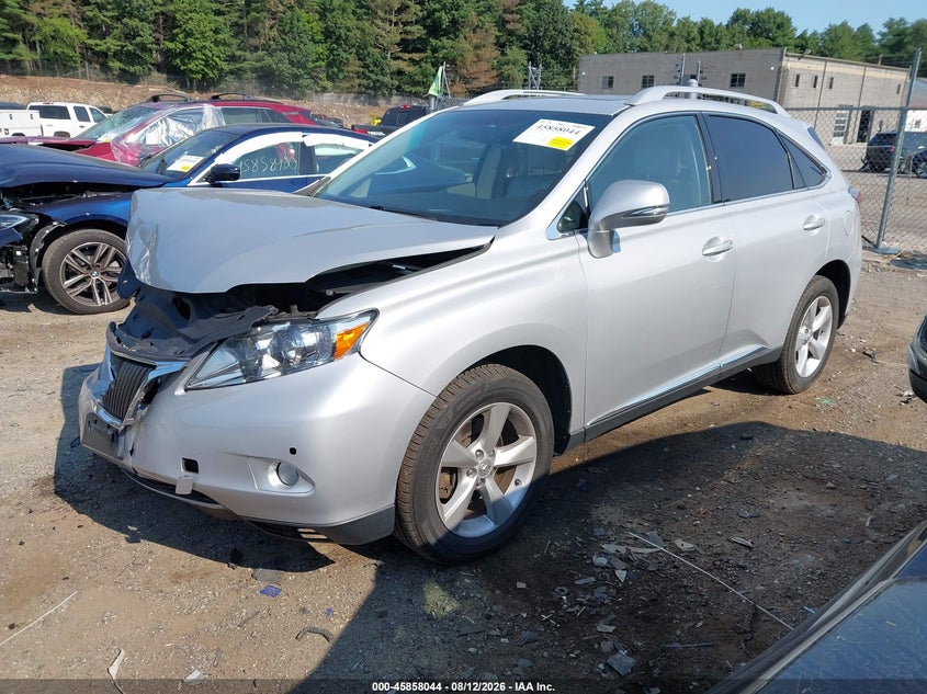 LEXUS RX 350 2012 VIN 2T2BK1BA7CC132371
