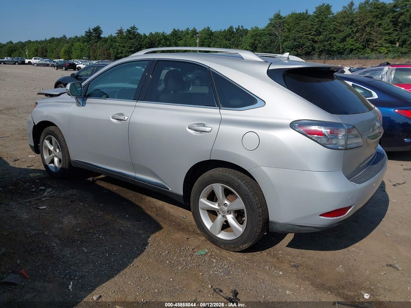 LEXUS RX 350 2012 VIN 2T2BK1BA7CC132371