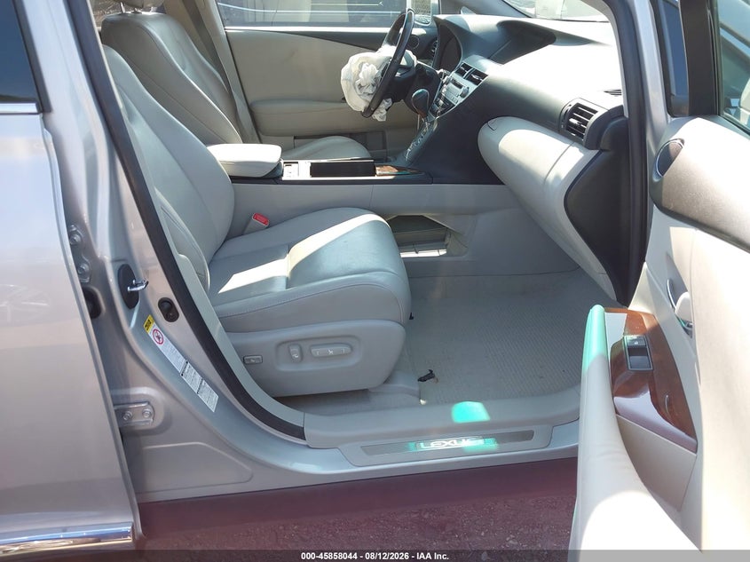 LEXUS RX 350 2012 VIN 2T2BK1BA7CC132371