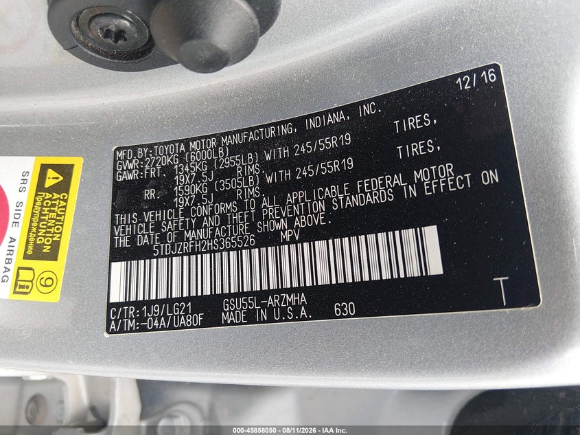 TOYOTA HIGHLANDER - zdjęcie 9