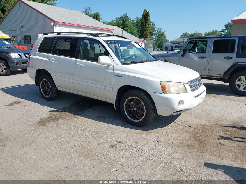 2006 TOYOTA HIGHLANDER HYBRID auction photo 1