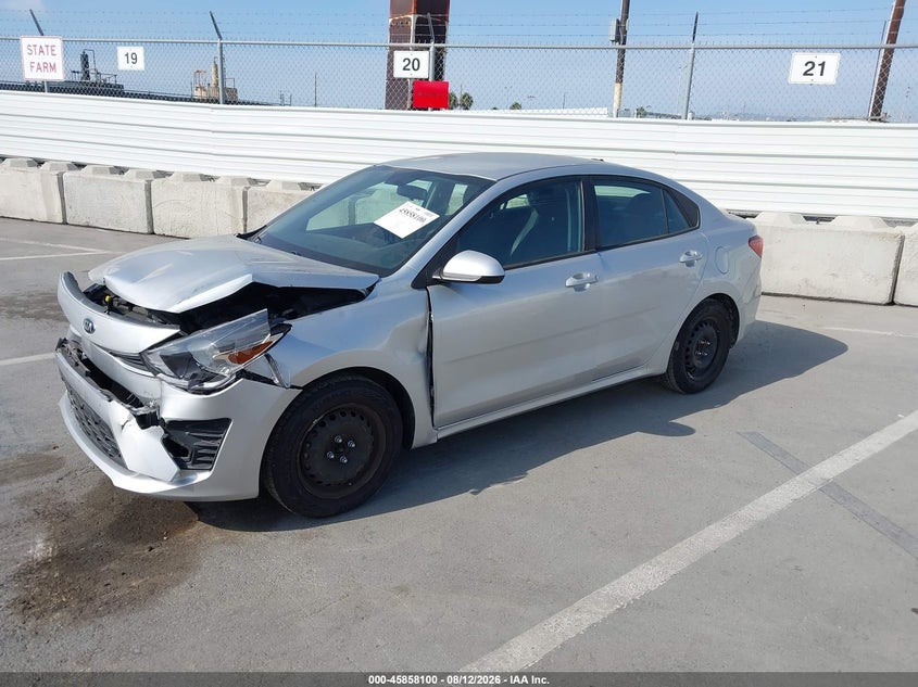 2021 Kia Rio, Front End, IAAI, VIN 3KPA24AD5ME379730 — photo 2