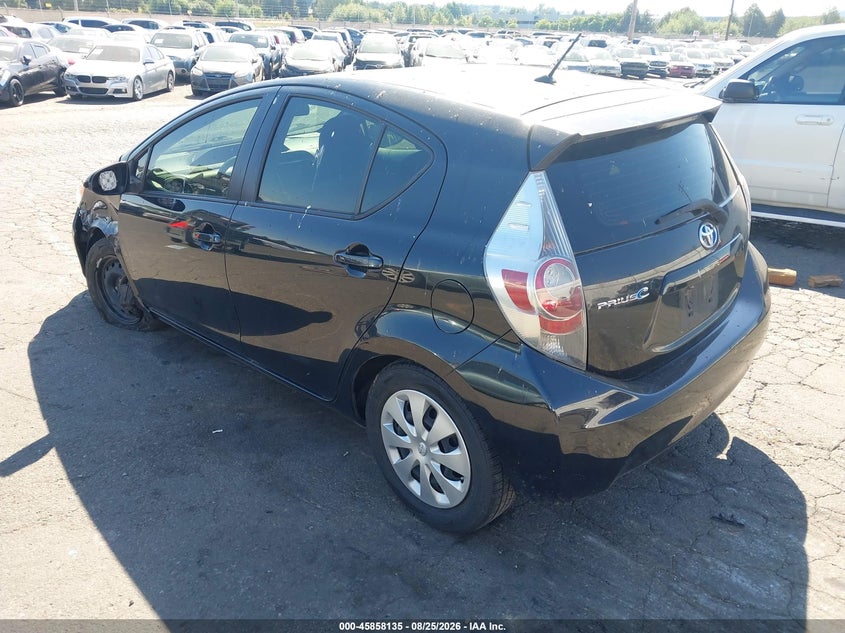 Vin: jtdkdtb39e1563569, lot: 46357068, toyota prius c two 20143