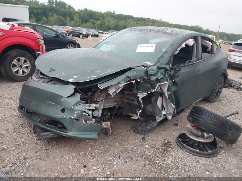 2022 TESLA MODEL Y auction photo 2
