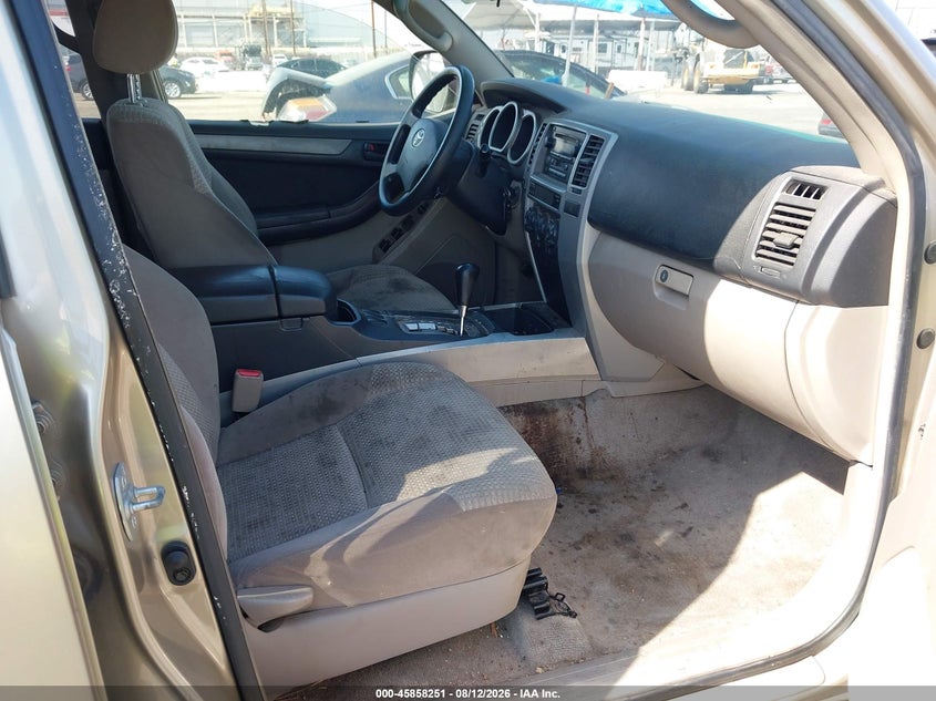 2005 TOYOTA 4RUNNER SPORT UTILITY VEHICLE 4.0L V-6 DOHC, VVT, 245HP