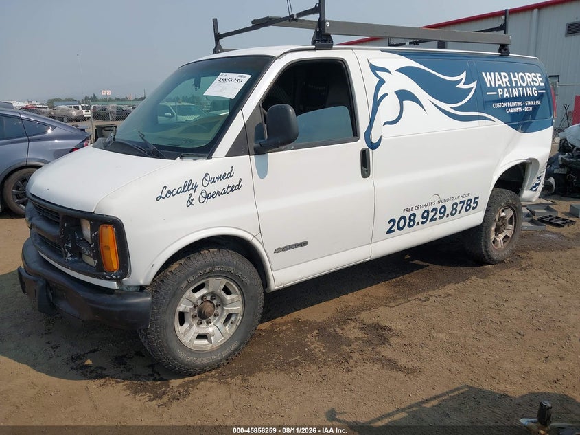 CHEVROLET EXPRESS 1999 VIN 1GCHG35R6X1158404