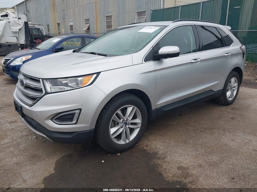 2017 Ford Edge, Rear, IAAI, VIN 2FMPK4J95HBB42492 — photo 2