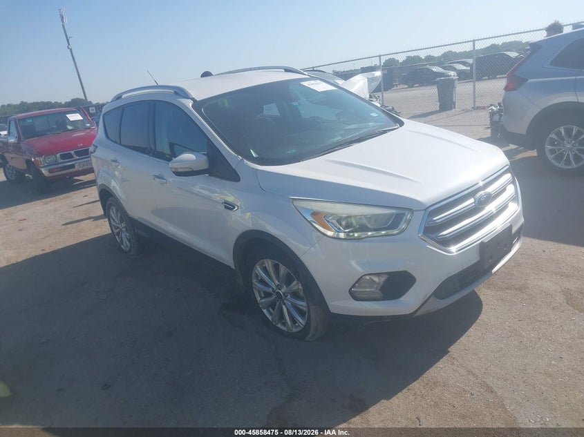 Vin: 1fmcu0jd2hue35220, lot: 46357408, ford escape titanium 20171