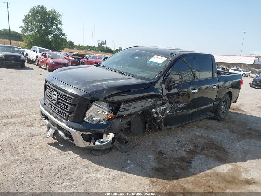 2020 Nissan Titan Sv 4X2, Левый бок, IAAI, VIN 1N6AA1EF4LN502566 — фото 2