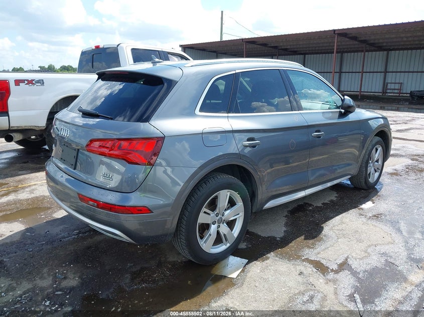 Vin: wa1bnafy6j2057087, lot: 46357435, audi q5 2.0t premium/2.0t tech premium 20184