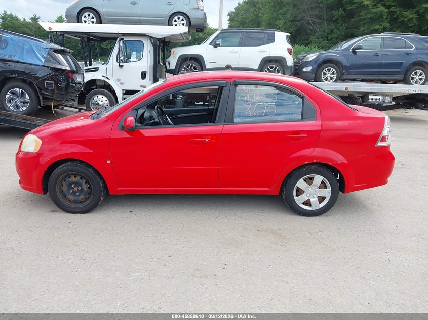CHEVROLET AVEO 2009 VIN KL1TD56E69B365955