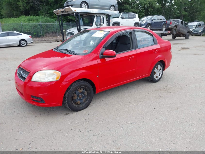 2009 CHEVROLET AVEO auction photo 2