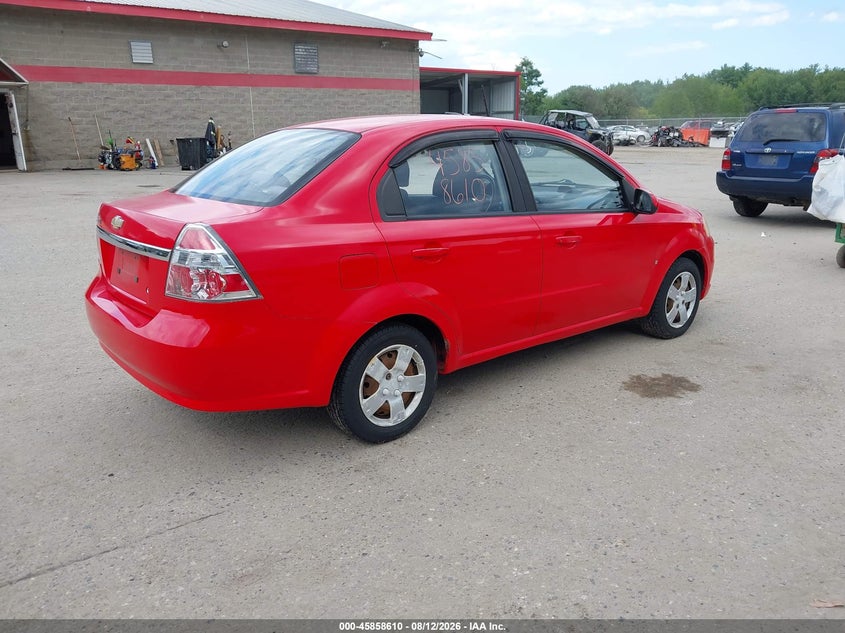 2009 CHEVROLET AVEO auction photo 4