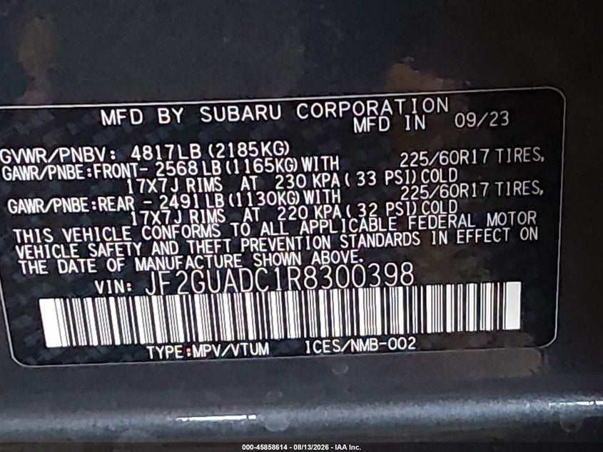 2024 SUBARU CROSSTREK PREMIUM · Photo 9