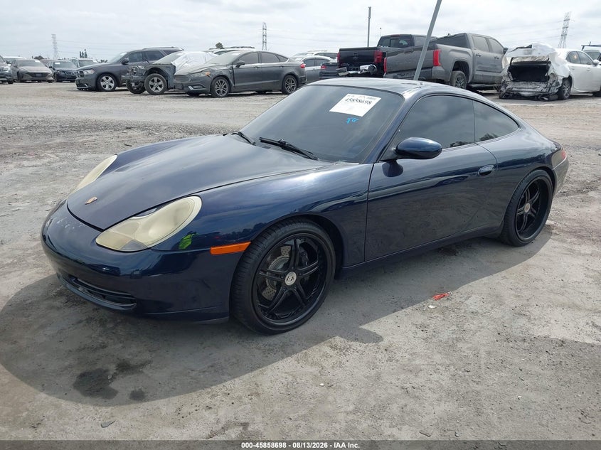 2000 Porsche 911, Engine Burn, IAAI, VIN WP0AA2993YS622154 — photo 2