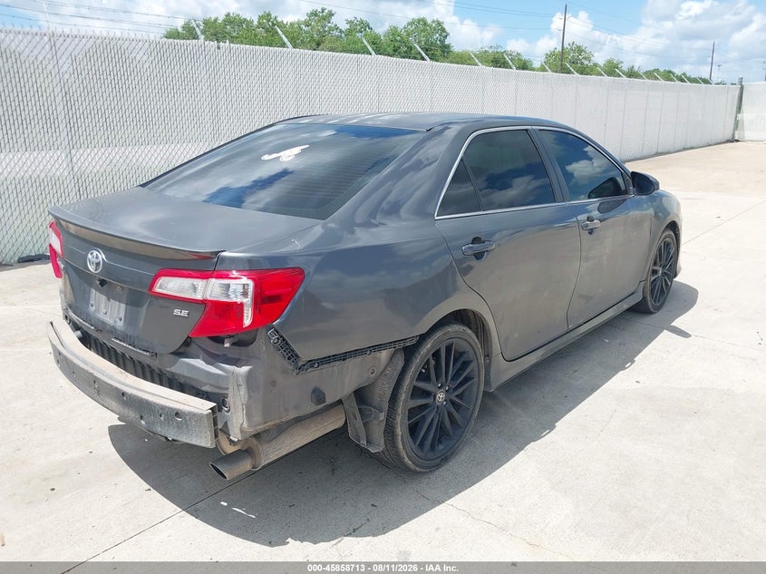 2013 TOYOTA CAMRY SEDAN 2.5L I-4 DOHC, VVT, 178HP