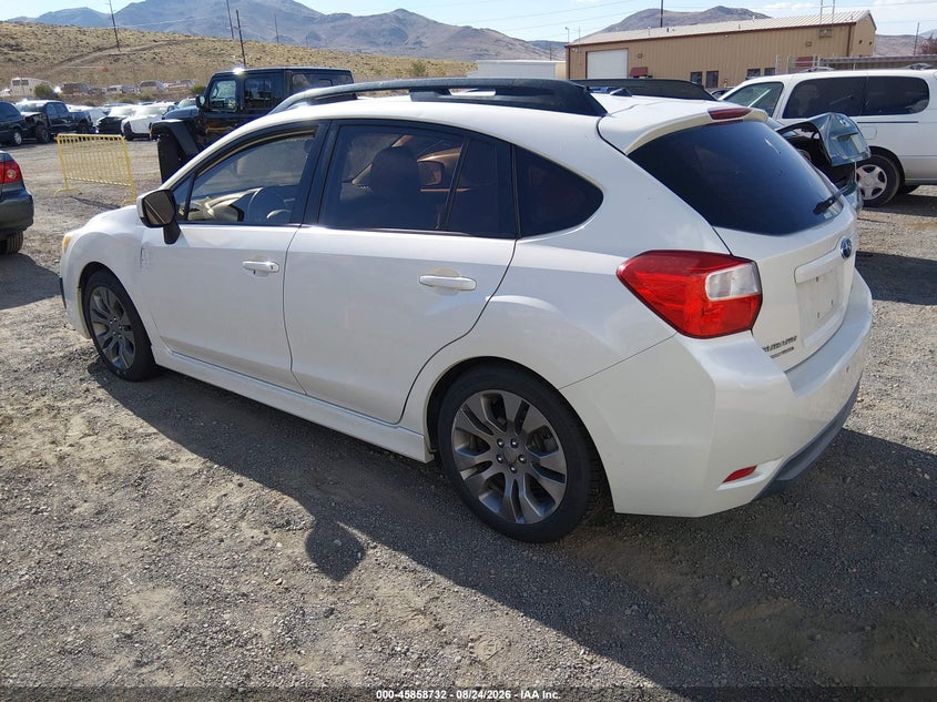 2013 SUBARU IMPREZA HATCHBACK 2.0L H-4 DOHC, VVT, 148HP