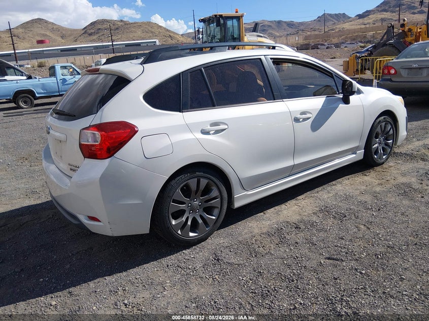 2013 SUBARU IMPREZA HATCHBACK 2.0L H-4 DOHC, VVT, 148HP