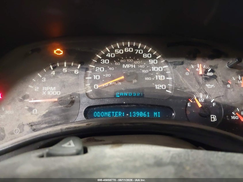 2004 CHEVROLET SILVERADO PICKUP 6.0L V-8 300HP