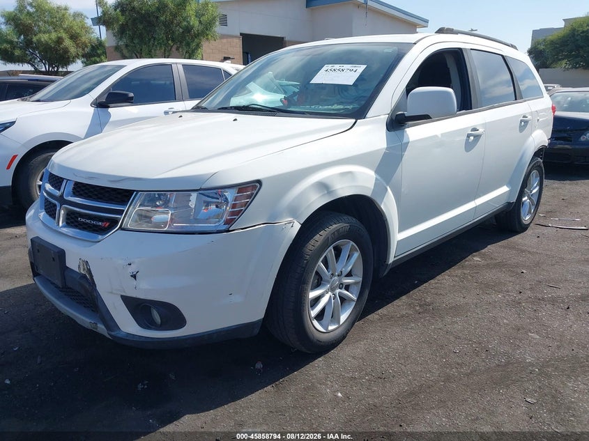 2014 Dodge Journey, Удар сзади, IAAI, VIN 3C4PDCBG3ET106726 — фото 2