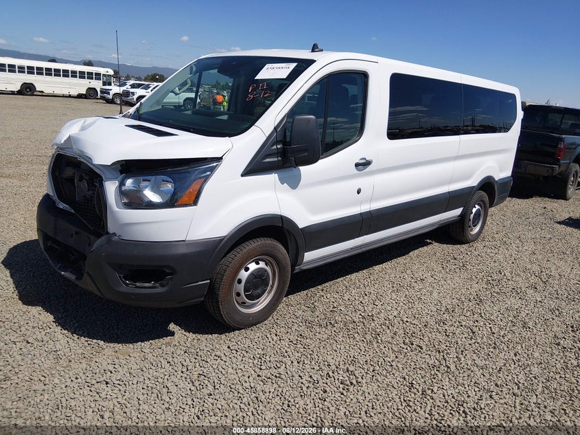 Vin: 1fbax2yg6rkb23675, lot: 46357831, ford transit-350 passenger van xl 20242